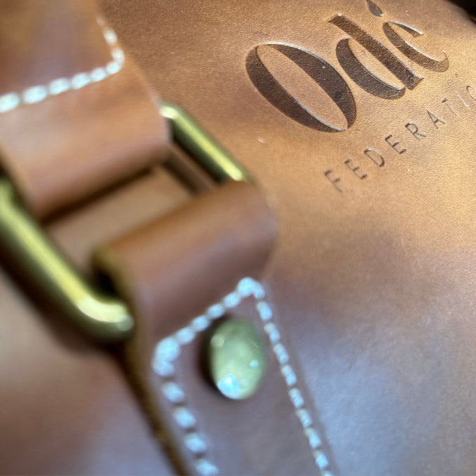 Leather Duffle Bag - Weekender Bag by Ode Federation